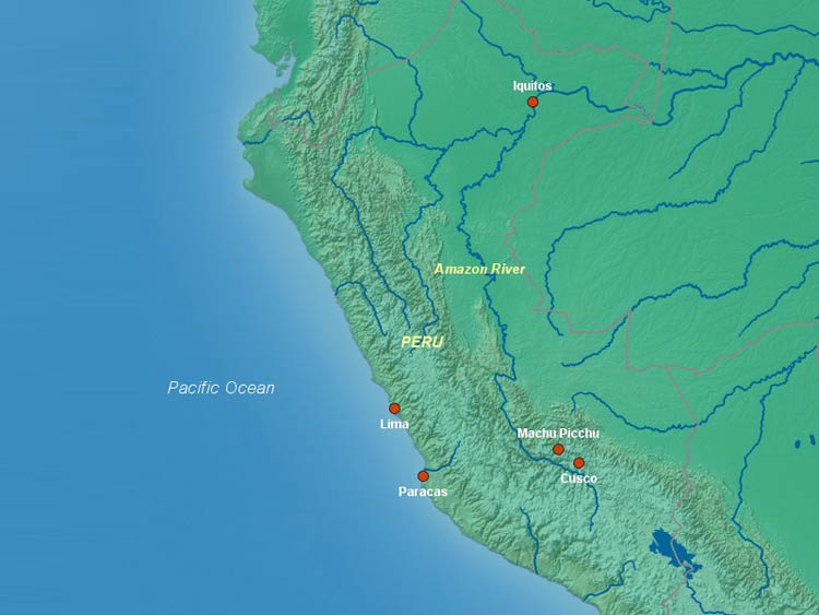 Amazon River Map