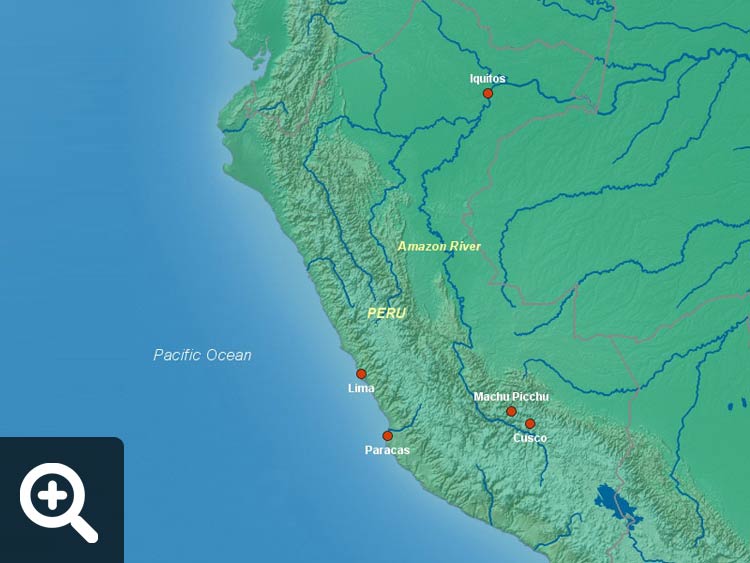 Amazon River Map