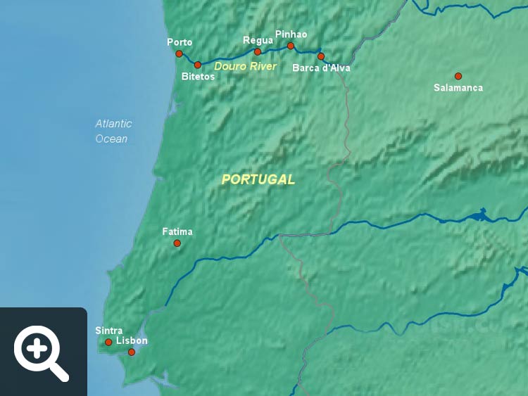 Douro River Map