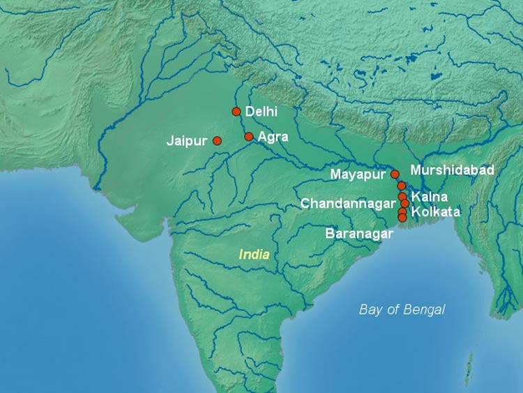 Ganges River Map