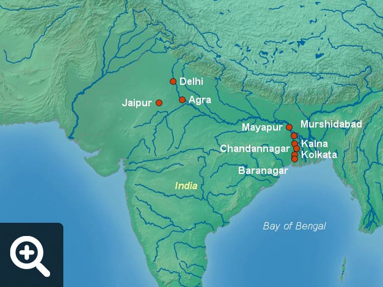 Map Of India Ganga River Maps Of The World - vrogue.co