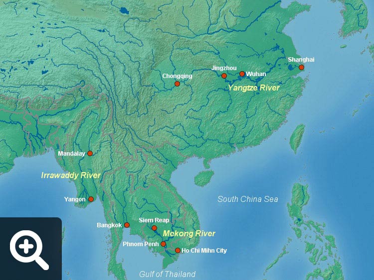 Map Of Europe With Cities And Rivers