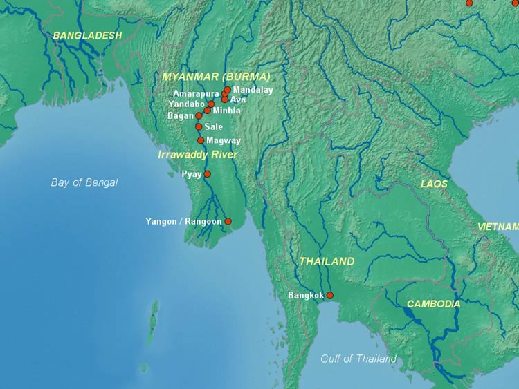Myanmar Map