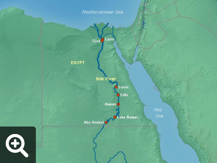 nile river cruise route